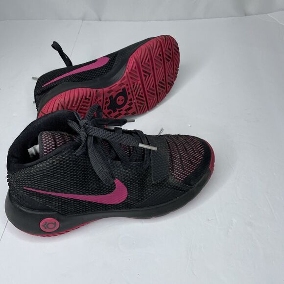 nike KD Trey 5 III kid 4.5 or wom 6.5 eu 36.5 black pink basketball shoe hi top - Picture 2 of 15